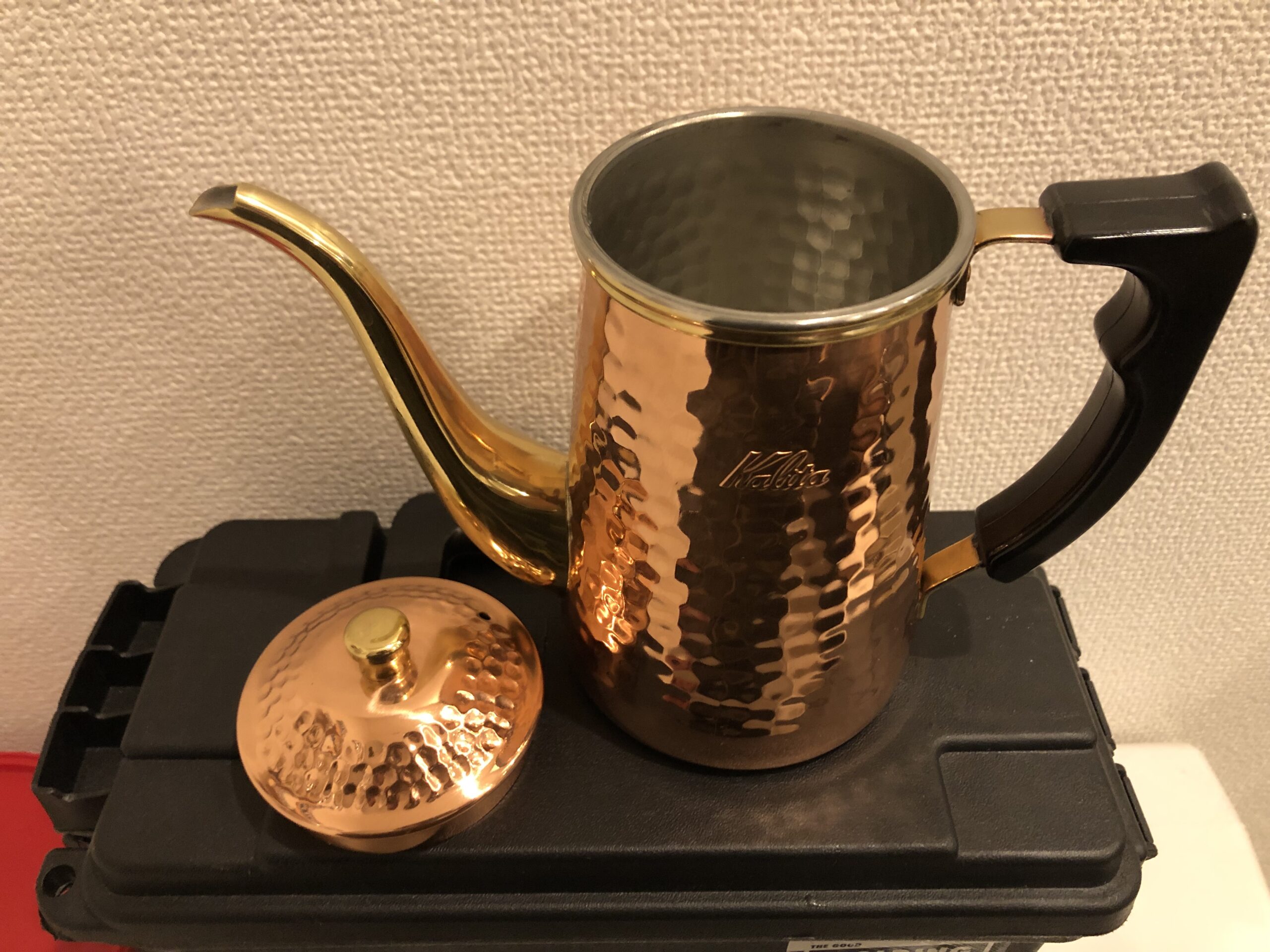 kalita カリタ 銅ポット 0.7L 700ml 蝶番付き 廃盤 - コーヒー